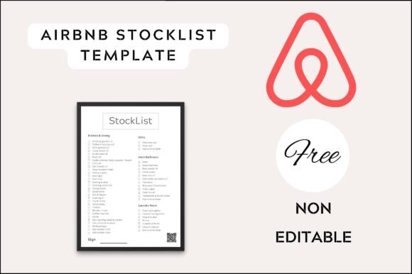Airbnb Stocklist with QR: A Designer's Guide to Polished Checklists