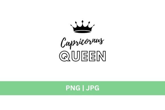 Capricornus Queen Graphic: Elevate Your Visual Design