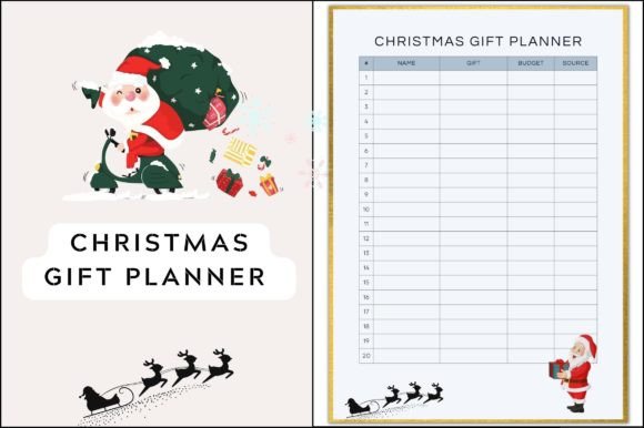 Christmas Gift Planner Template: Streamline Your Holiday Gifting