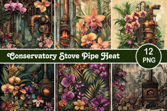 Conservatory Stove Pipe Heat: Digital Backgrounds for Design