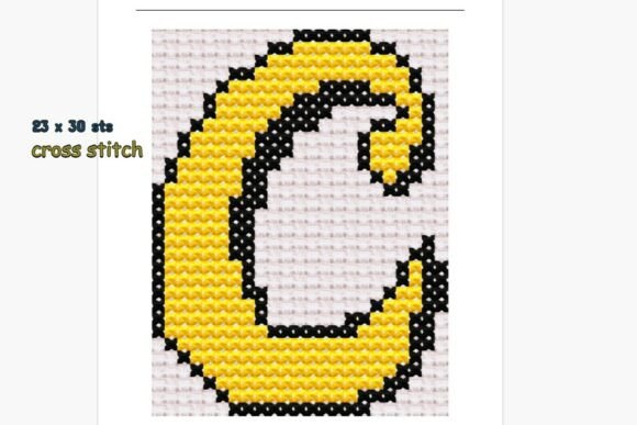 Crafting a Custom Letter C Cross Stitch Pattern