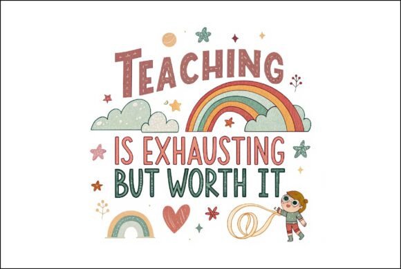 Design with Empathy: The Teaching is Exhausting Teacher PNG