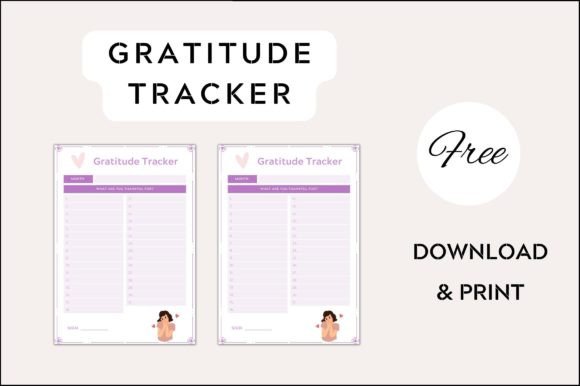 Elevate Well-Being with a Gratitude Tracker Template