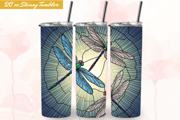 Elevate Your Brand with a Stained Glass Cardinal Tumbler Design