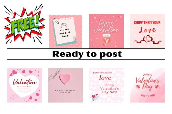 Elevate Your Valentine's Branding with Free Instagram Posts