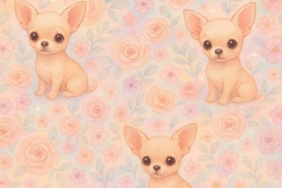 Free Chihuahua Background: A Designer's Playful Asset