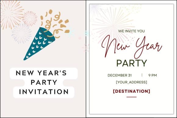 Free New Year Invite Card: Printable Designs for Halloween & Beyond