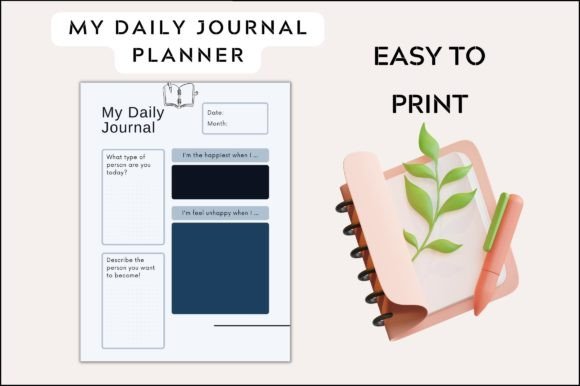 My Daily Planner Journal Printable: A Designer's Tool for Clarity