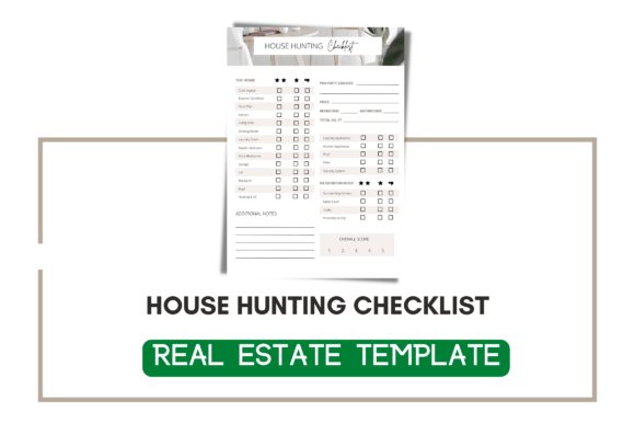 Real Estate House Hunting Checklist: A Designer's Guide