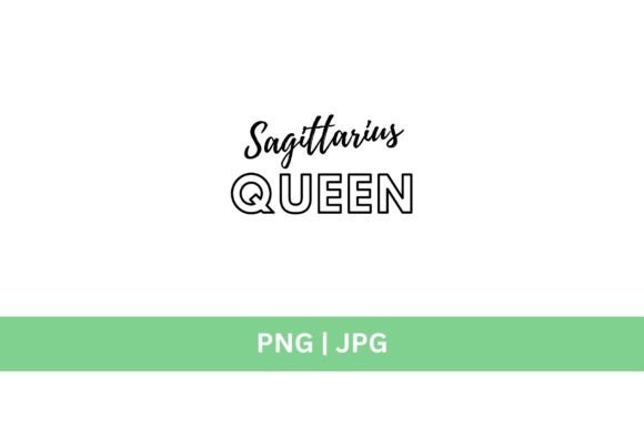 Sagittarius Queen: A Bold Graphic for Creative Versatility