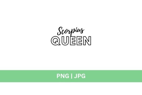 Scorpius Queen: A Bold Graphic Asset for Modern Designers