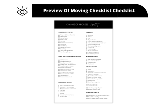Simplify Transitions with a Professional Change of Address Checklist
