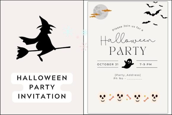 Spooky & Stylish: Halloween Party Invitation Card Templates