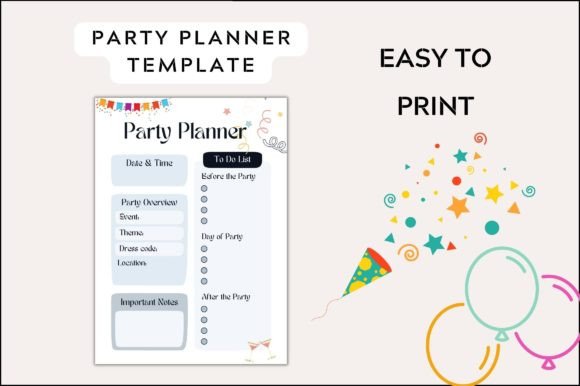 Streamline Your Event Design with Party Planner Templates